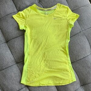 Nike Neon Green Dri-FIT Tee